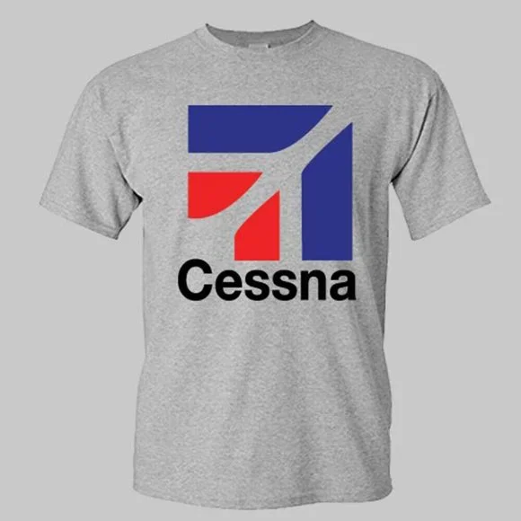 T-shirt Cessna Aircraft Company Unisexe - Tailles S à 5XL, Coton épais, Neuf Sans étiquettes